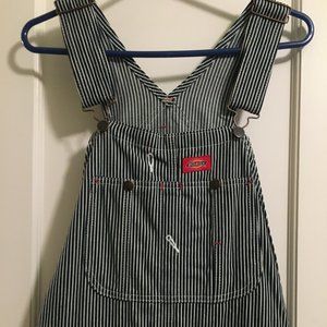 Dickies 30x30 railroad stripe overalls